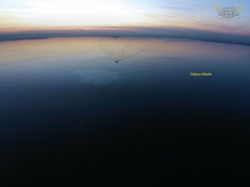 Iată imaginile complete surprinse cu drona din timpul TRAGEDIEI de pe lacul Siutghiol
